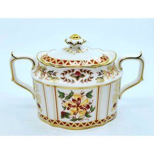 Royal Crown Derby Honeysuckle covered dish sugar bowl